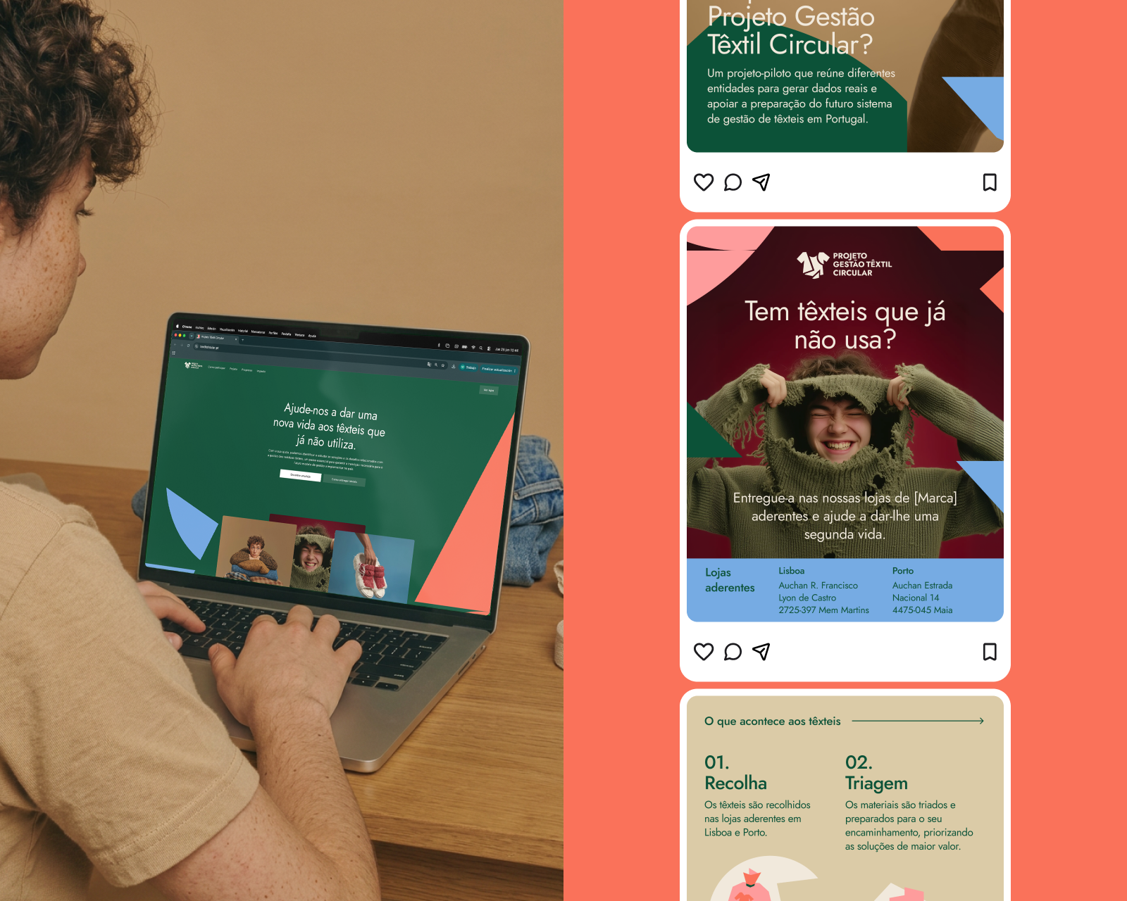 Project website and communication assets for the consumer activation